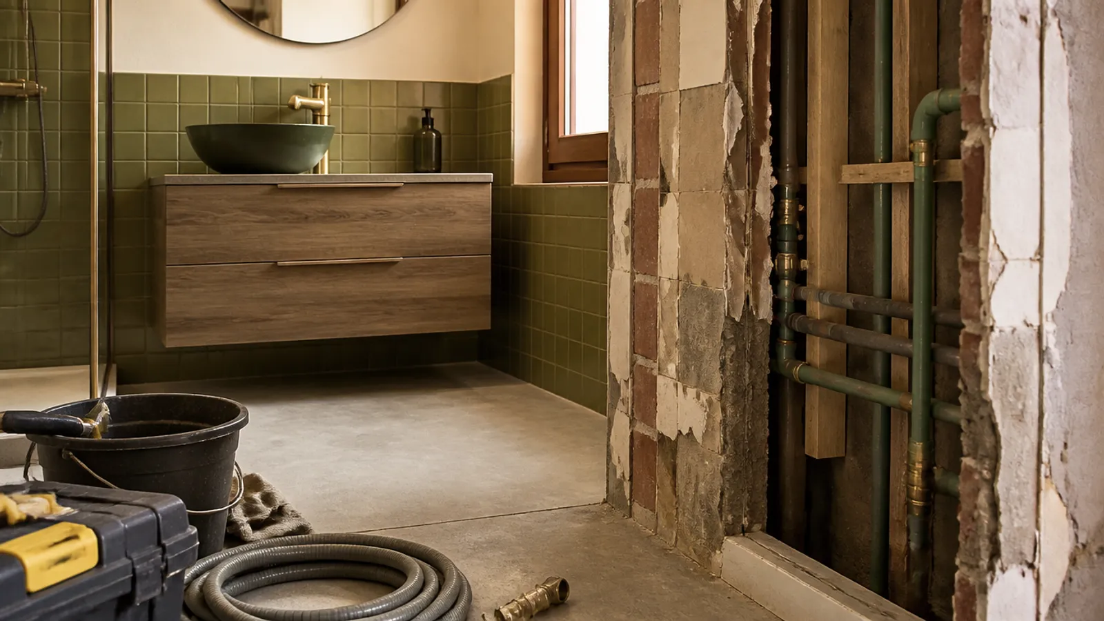 Fontanería en la reforma del baño: qué renovar